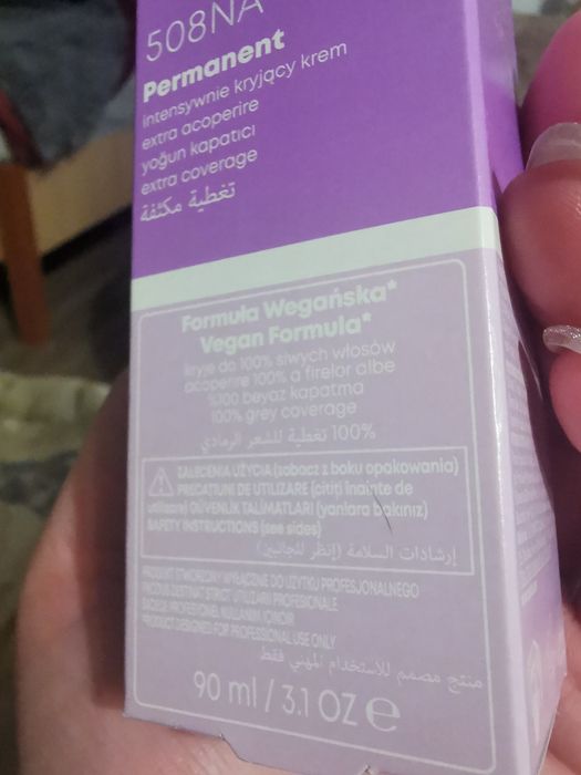 Krem /farba koloryzujący /kryjący plus aktywator