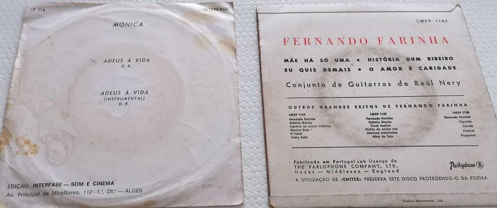 Vinis singles, lote nº 17 de 6 discos, por 7€