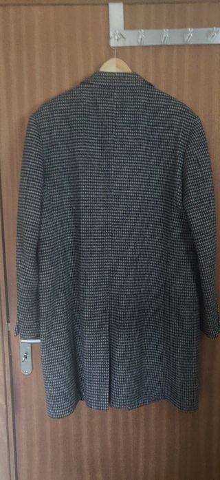 Sobretudo Axadrezado lã merino Lion of Porsches M