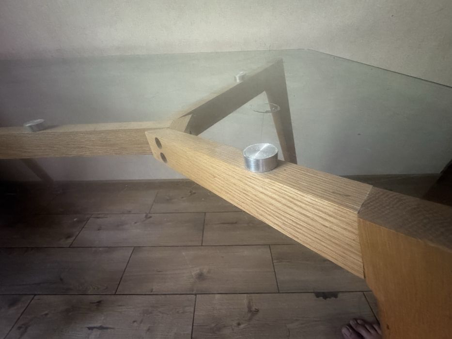 Продам скляний стіл та 4 стільця