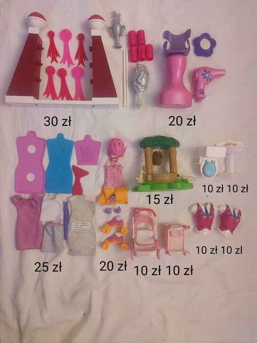 Lalki Barbie dodatki akcesoria