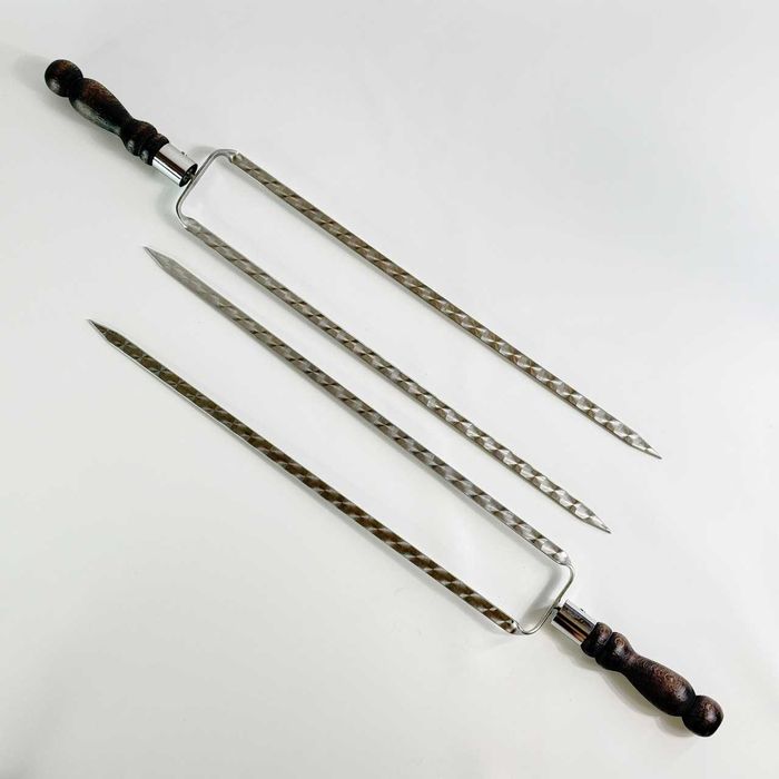 Набір шампурів Зубр 2.0 ELIT BS69 Набор для шашлыка в кейсе на подарок