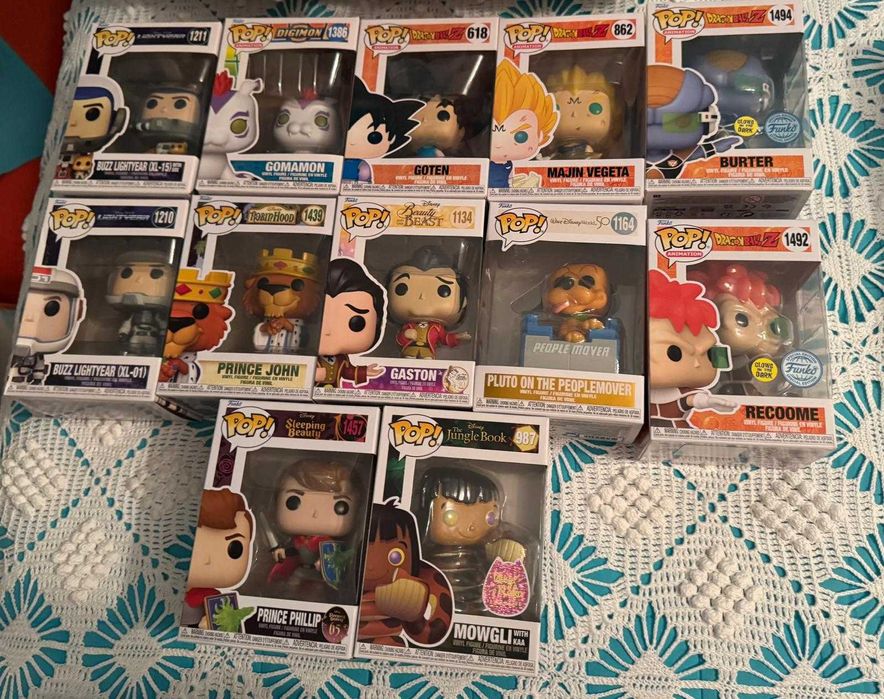 Funko Pop - Disney, Dragon Ball Z, Digimon