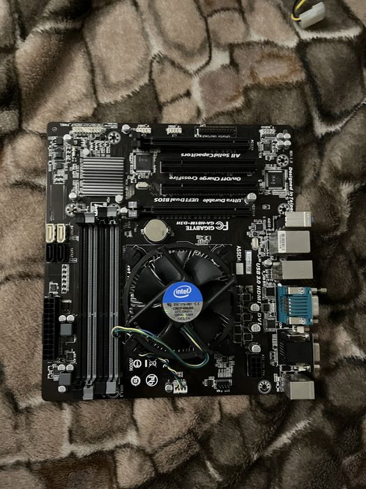 Материнская плата GIGABYTE  + Intel Core i3-4150 + 8GB DDR3