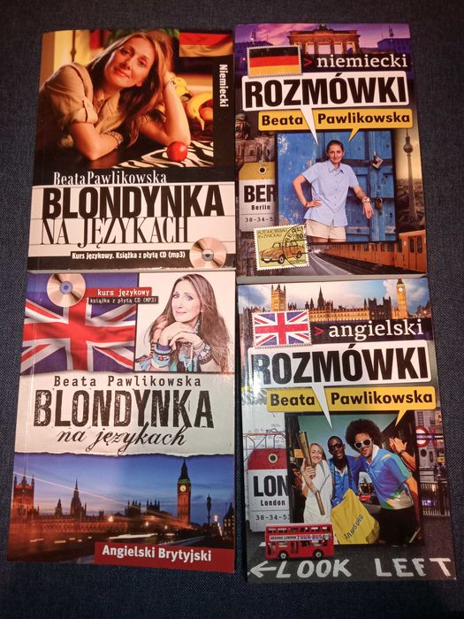 Książki 'Blondynka na językach' - angielski i niemiecki