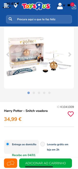Snitch voadora do Harry Potter64750551751555122