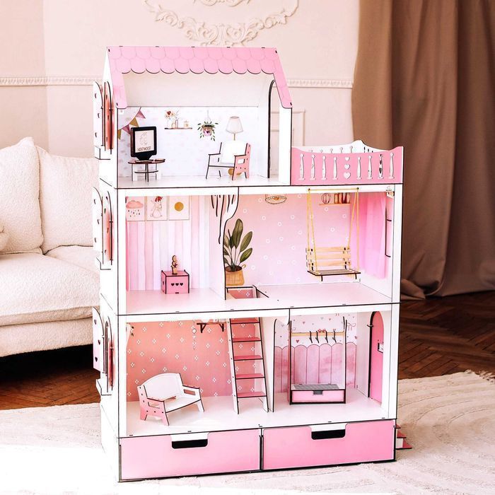 Ляльковий будинок Кукольный домик Дом куклы Барбі ЛОЛ LOL