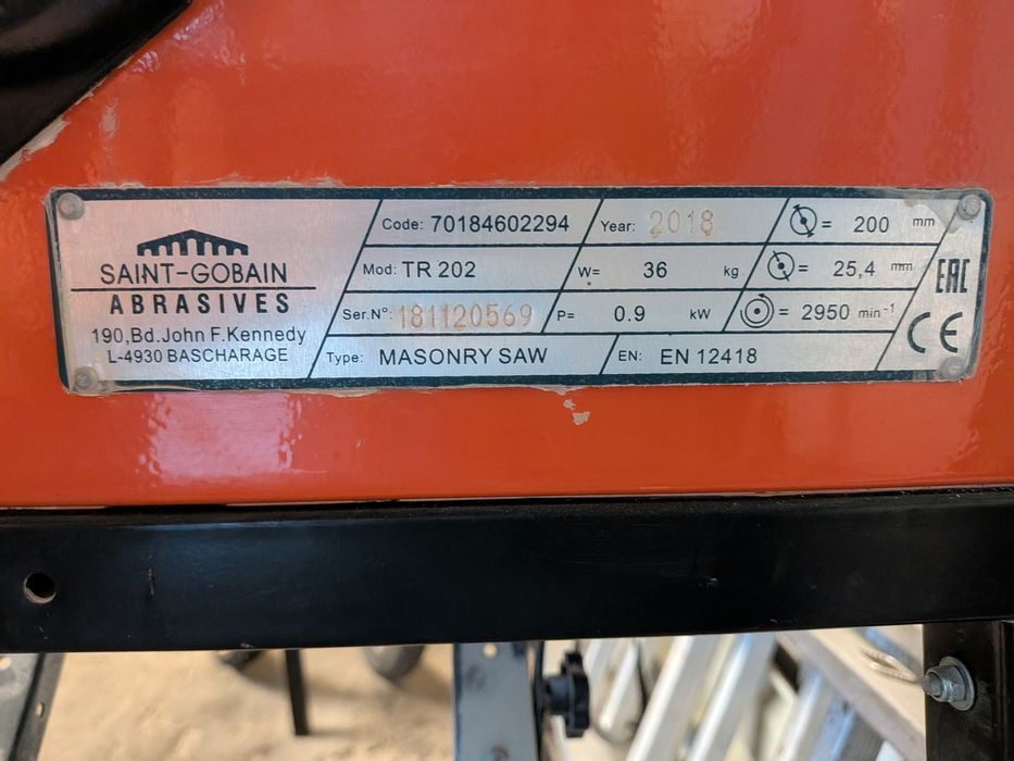 Norton Clipper tr202 - maszyna do cięcia płytek