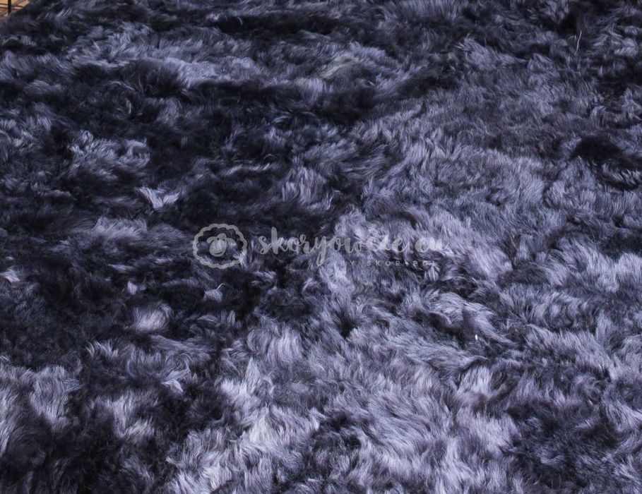 Narzuta ze skóry owczej strzyżonej 160x200 #grafit cieniowany