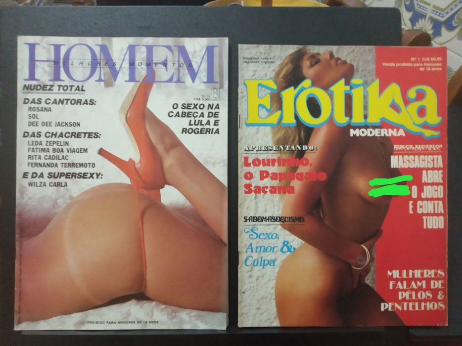 16 Revistas eróticas, vários títulos