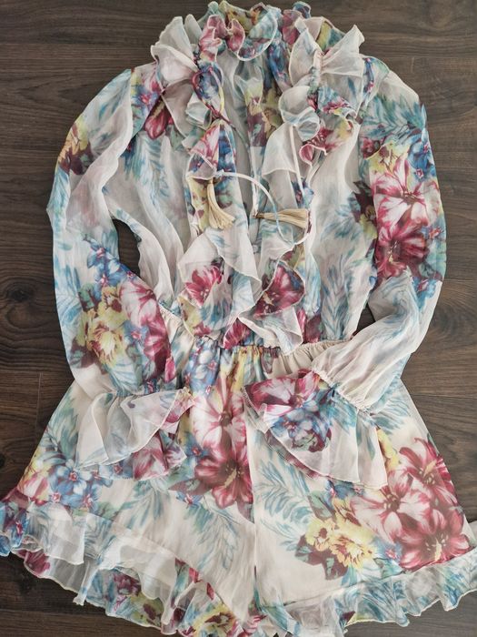 Kombinezon damski kwiaty nowy uniwersalny