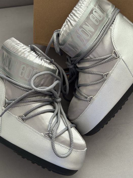 MOON BOOT жіночі зимові сірі | MOON BOOT женские зимние