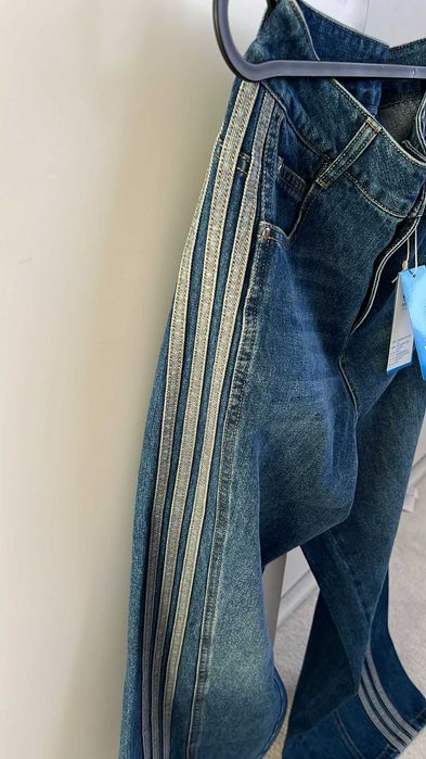 spodnie Adidas jeans damskie NOWE modne dzinsy adidas M