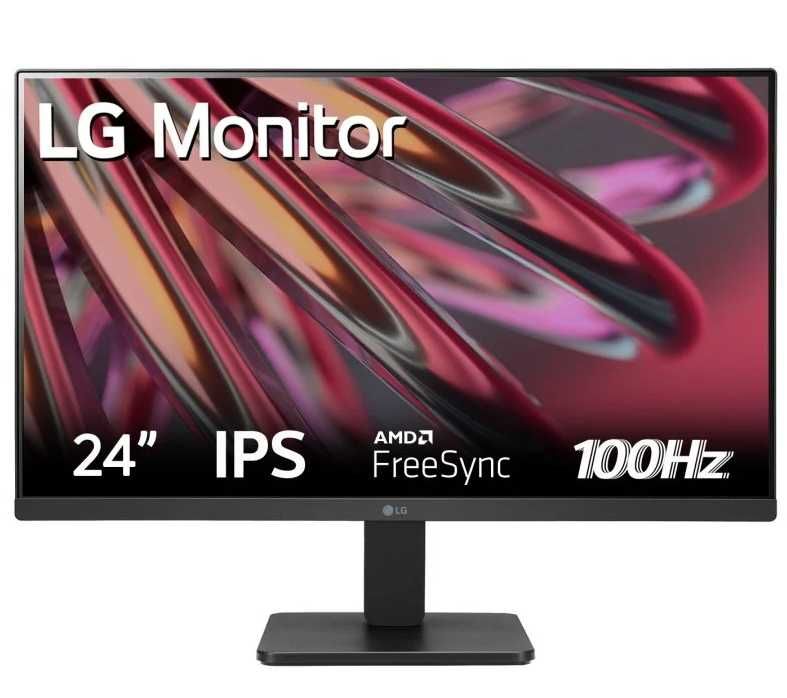 Monitor LG 24" 24MR400-B IPS 16:9 FHD 5MS 100HZ Preto