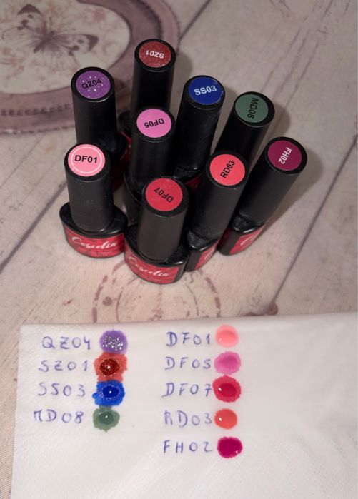 Kit Verniz Gel / Nail Art – Tudo como nas fotos