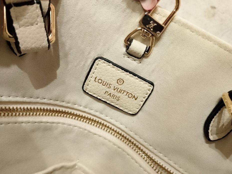 Jasna Beżowa torba lv