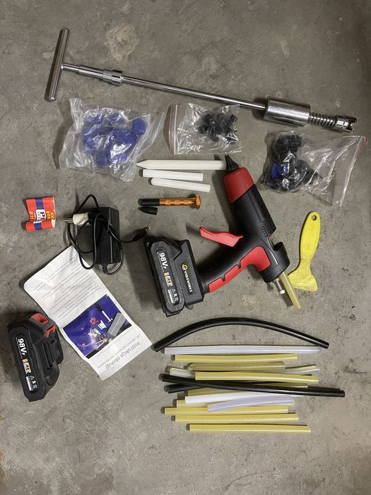 Postolet PDR bezprzewodowy z regulacją temperatury + młotek i grzybki