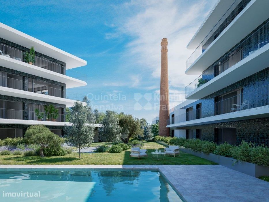 Apartamento T1 com garagem e piscina comum, Setúbal