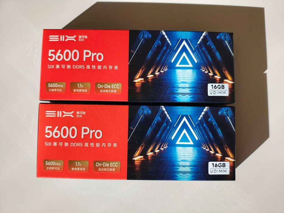 その他 kame Pamięć RAM DDR5 SIX 32GB 5600MHz KIT (2x16GB) CL46, doskonałe Łódź
