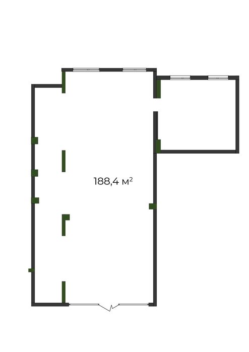 Продаж останнього комерційного приміщення 188 кв.м. в ЖК Місто Трав