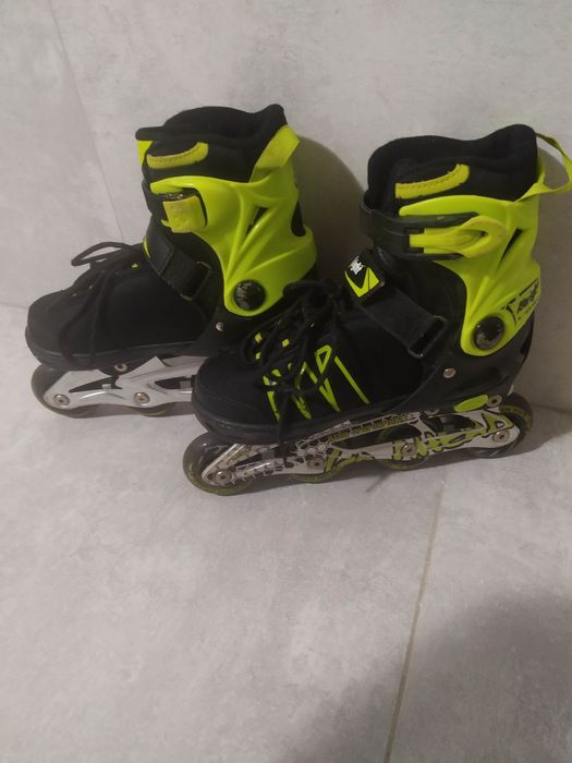 Łyżworolki regulowane firmy Allright model super skate rozmiar S(33-36