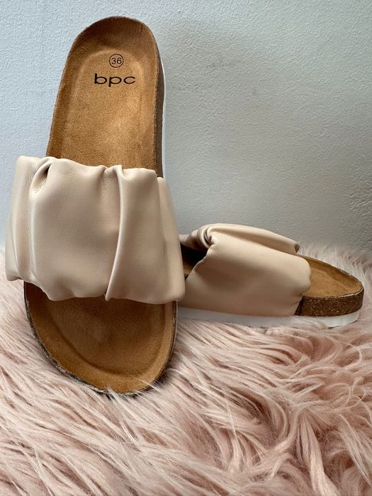 B.P.C klapki na korku różowe ^36