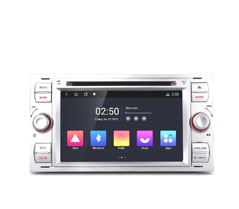 AUTO RADIO GPS ANDROID 12 PARA FORD FOCUS C-MAX FIESTA GALAXY KUGA MONDEO S-MAX TRANSIT