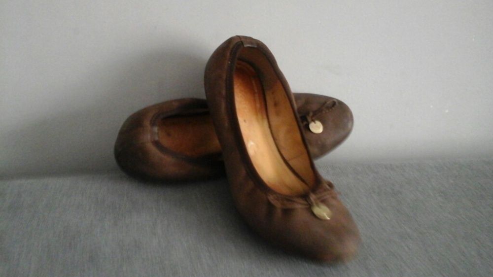 Wojas baleriny czekoladowe,brazowe