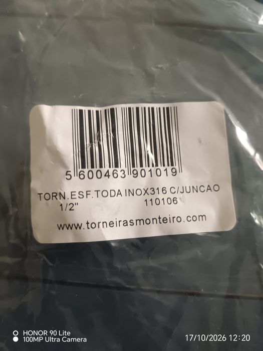 Torneiras Rega inox