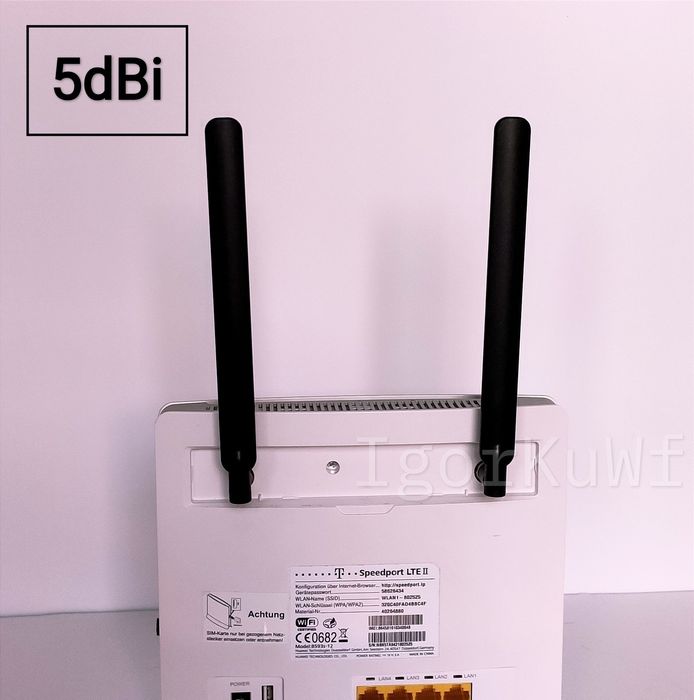 Антенна 3G/4G LTE, Wi-Fi для роутеров,модемов HUAWEI,ZTE (SMA,RP)