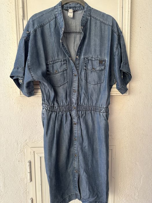 Vestido Ganga azul fina