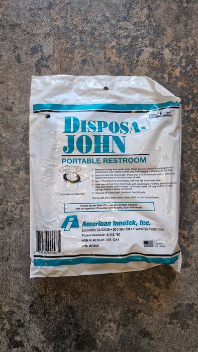 Brief Relief Disposa-John Portable Toilet 500 szt.