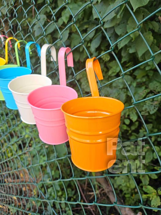 Doniczki kolorowe 10 sztuk na rośliny wiaty do ogrodu na balkon taras