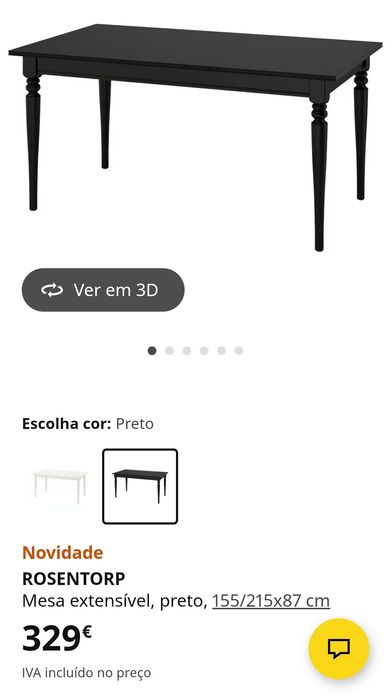 mesa extensivel IKEA