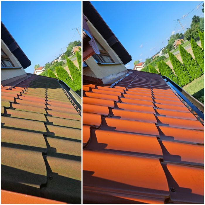 Mycie czyszczenie kostki brukowej elewacji dachów impregnacja malowani