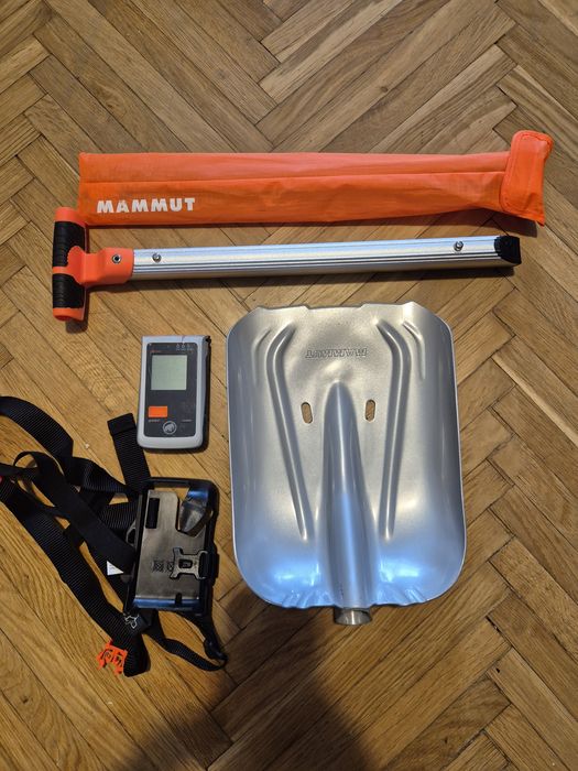 Zestaw lawinowy detektor Mammut Barryvox + sonda + łopatka