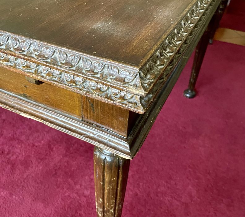 Mesa de Sala de Jantar e 4 cadeiras em madeira Vintage