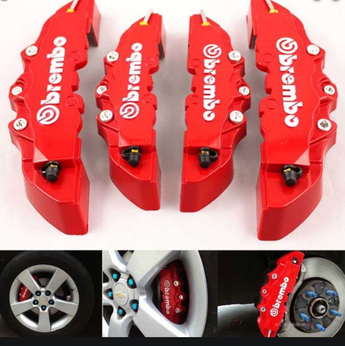 Накладки Brembo Красные Синие Желтые на суппорта декоративные на диски ...