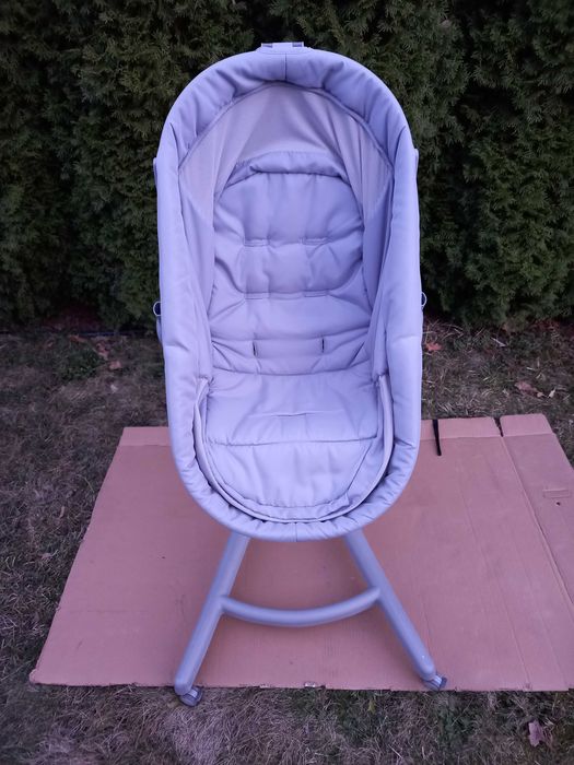 CHICCO BABY HUG Air 4w1 STONE + pokrowiec + tacka + materac