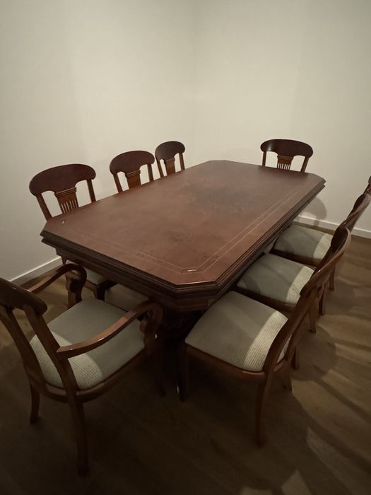 Conjunto completo (mesa + cadeiras + aparador/cristaleira