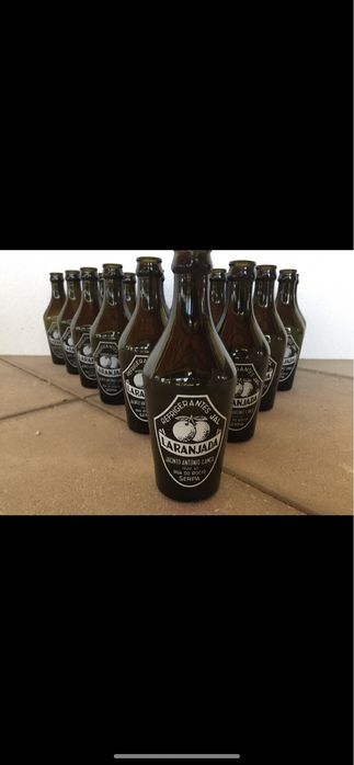Garrafas pirogravadas Laranjada
