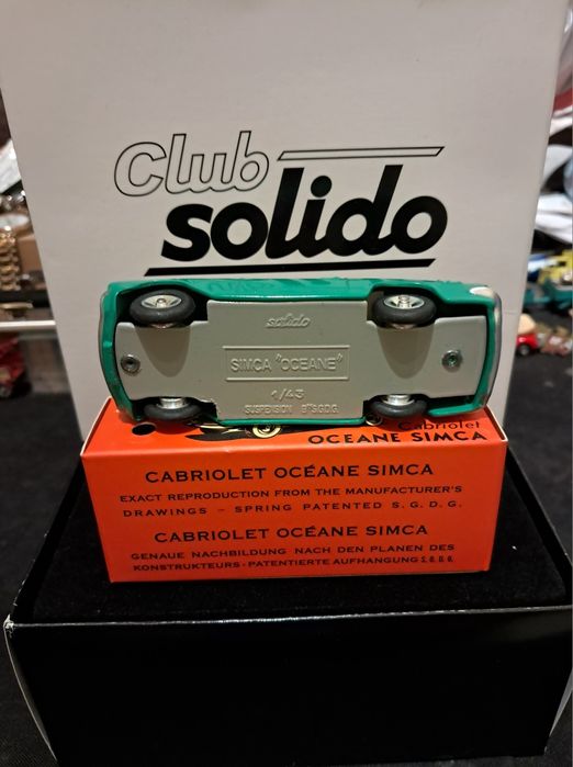 Solido 1/43, Simca Océane Cabriolet, Edição Club Solido.