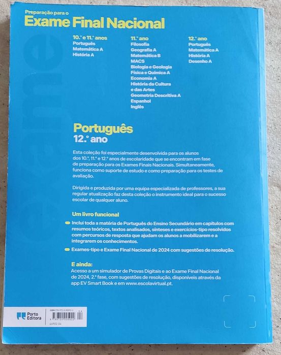 Livros Preparação Exames Português