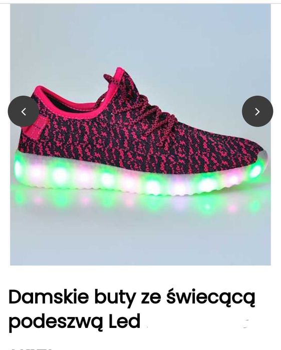 Nowe trampki led