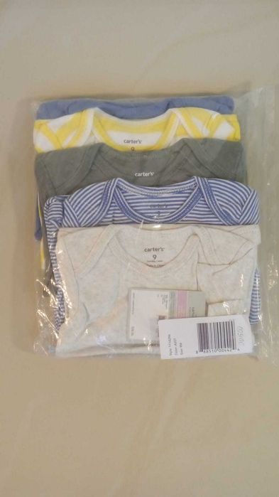 Набір дитячих боді Carters 9м, 12м 18м, бодік, бодик, картерс Carter’s