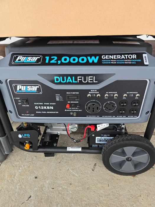 Потужний генератор Pulsar 12 кВт — Газ/Бензин!