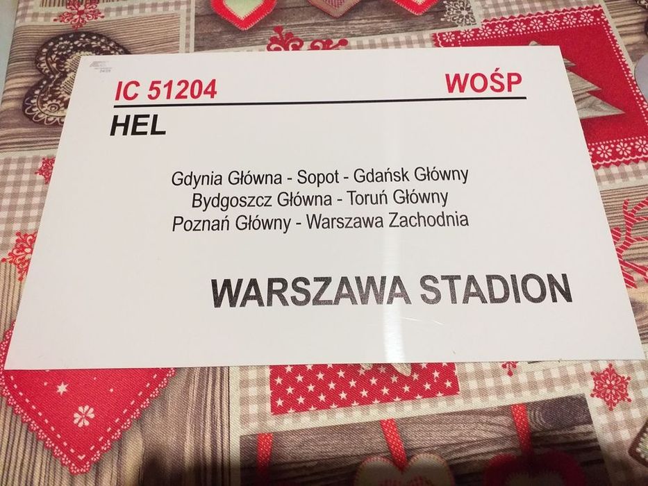 Zestaw tablic zarezerwowanych