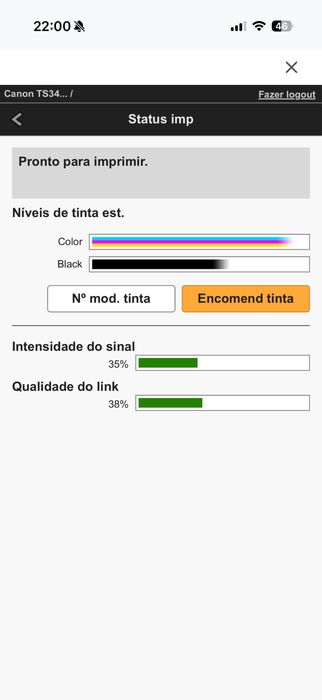 Impressora CANON com TINTA Pixma TS3451