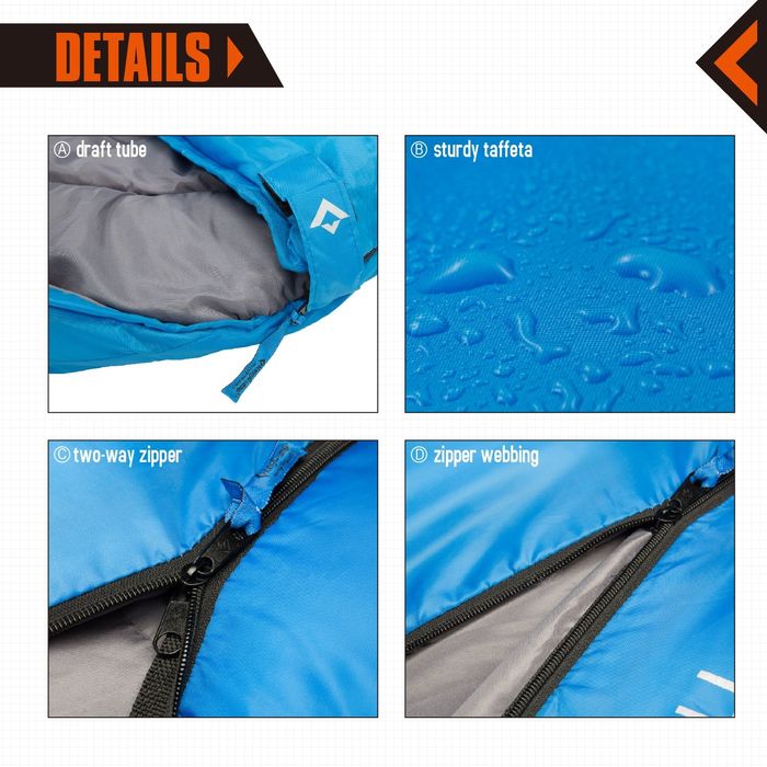 Спальний мішок на осінь-весну до -13