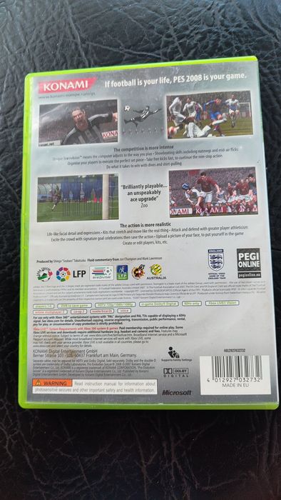 Gra PES 2008 Pro Evolution Soccer XBOX 360